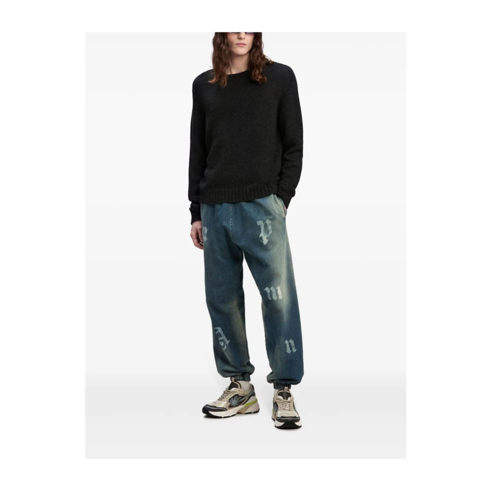 Palm Angels Grijze Sweaters voor Stijlvolle Look Gray Heren