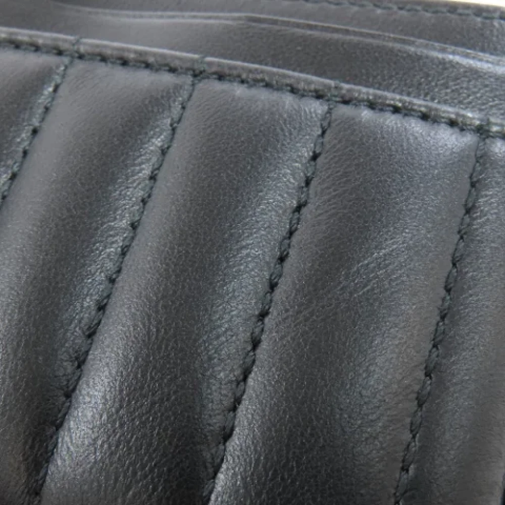 Burberry Vintage Pre-owned Leather wallets Black Dames