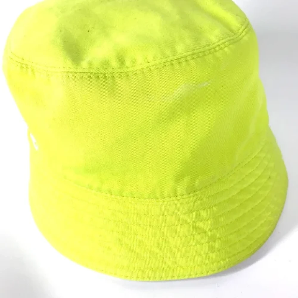 Louis Vuitton Vintage Pre-owned Cotton hats Yellow Dames