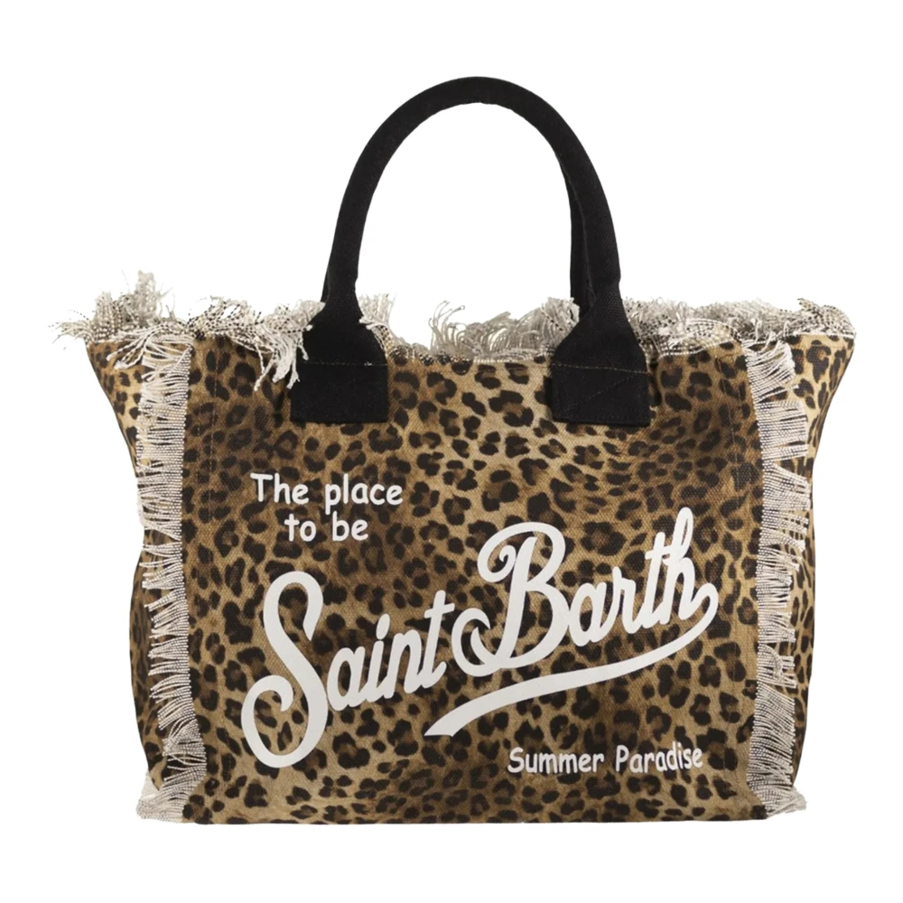 Saint Barth Women's Brown Shopping Bags, One Size, Vanity Tote Bag