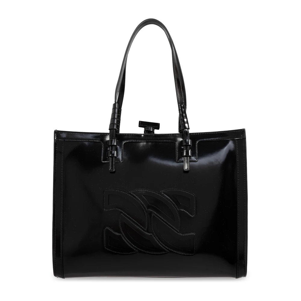 Casadei Beaurivage shopper tas Black Dames