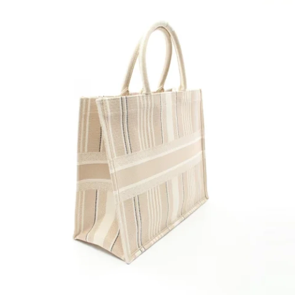 Dior Vintage Pre-owned Canvas dior-bags Beige Dames
