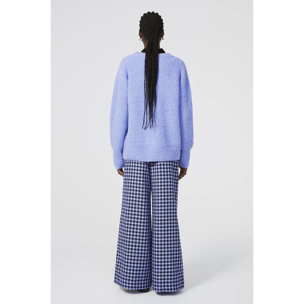 Rodebjer Zachte Alpaca Oversized Sweater Purple Dames