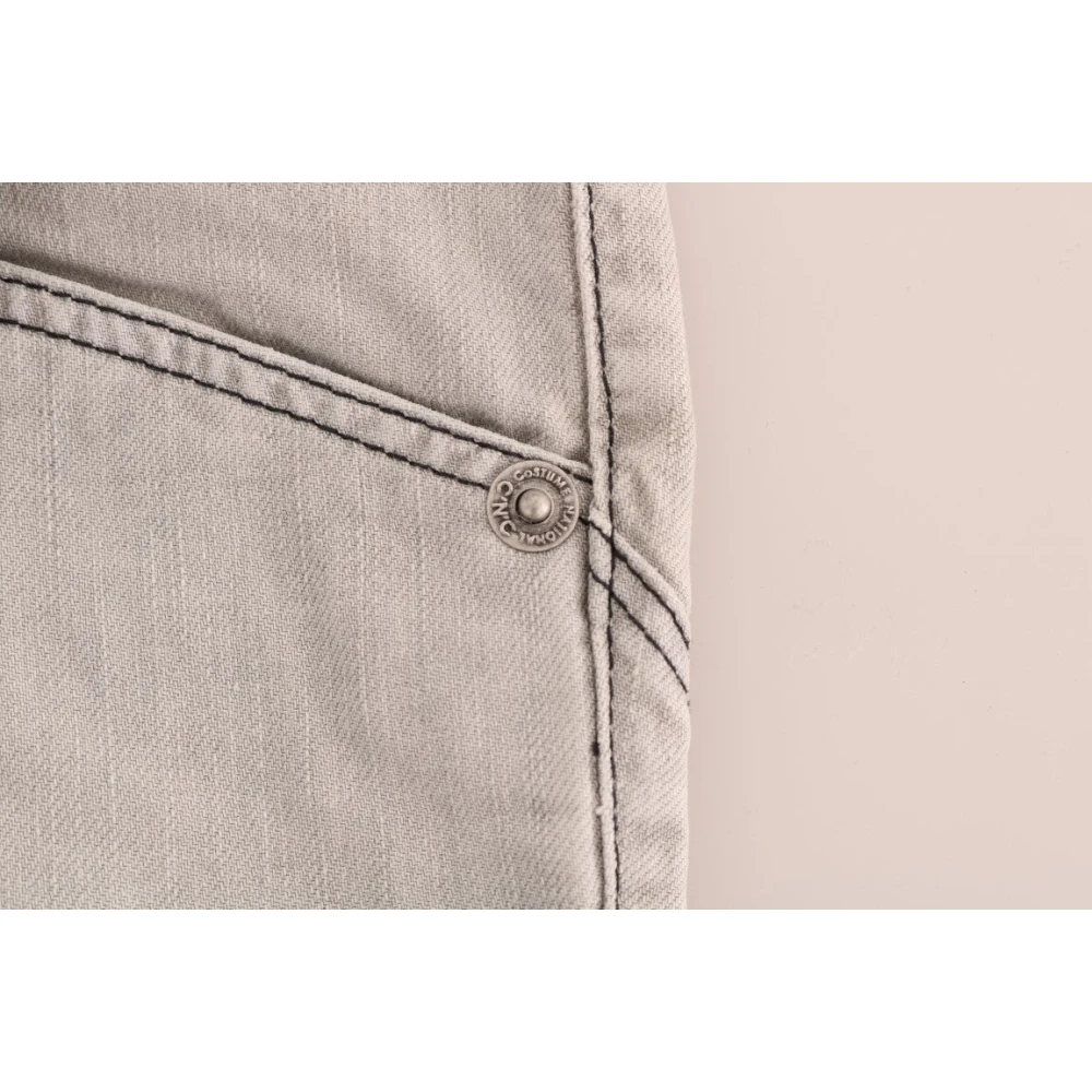 Costume National Grijze Super Slim Jeans Gray Heren