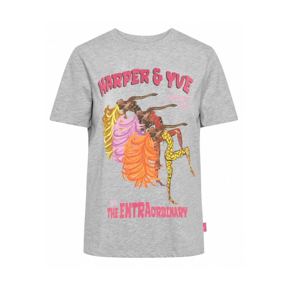 Harper & Yve Extraordinary-Ss T-shirt Gray Dames