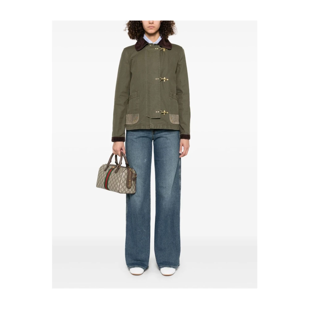 Fay Groene Parka Dames Buitenkleding Green Dames