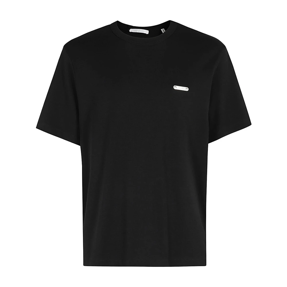 Helmut Lang Metallic T-shirt Black Heren