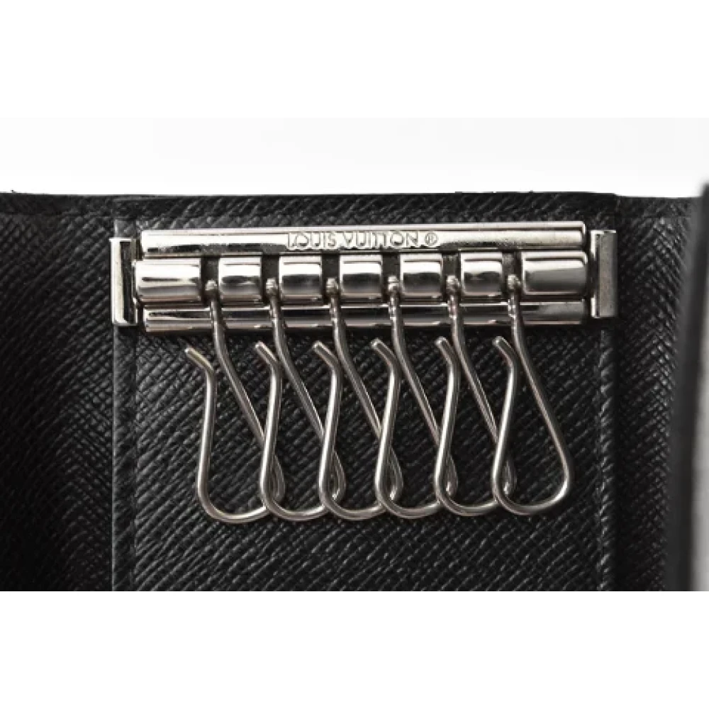 Louis Vuitton Vintage Pre-owned Canvas key-holders Gray Heren