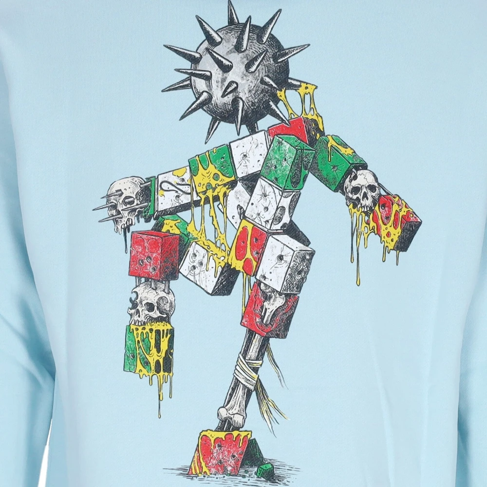 Propaganda Sugar Hoodie Heren Langemouw Sweatshirt Blue Heren