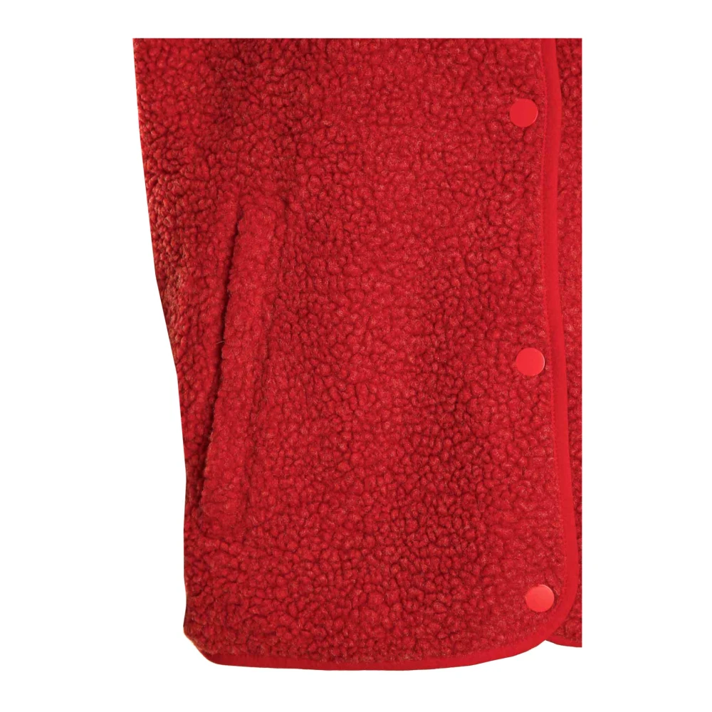 American vintage Fleecevest Hoktown Hok16B Red Dames