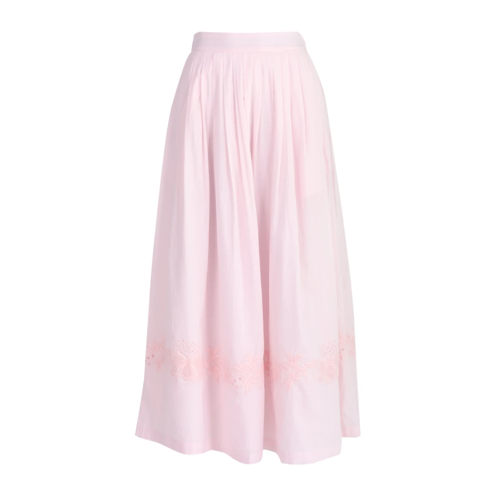 March23 Midi Skirts Pink Dames