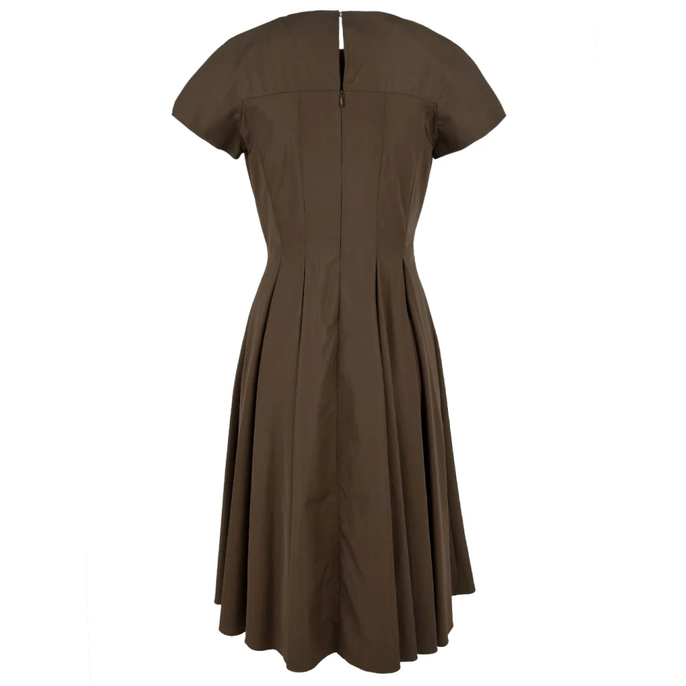 Aspesi Groene Jurk Model H612 D307 Brown Dames
