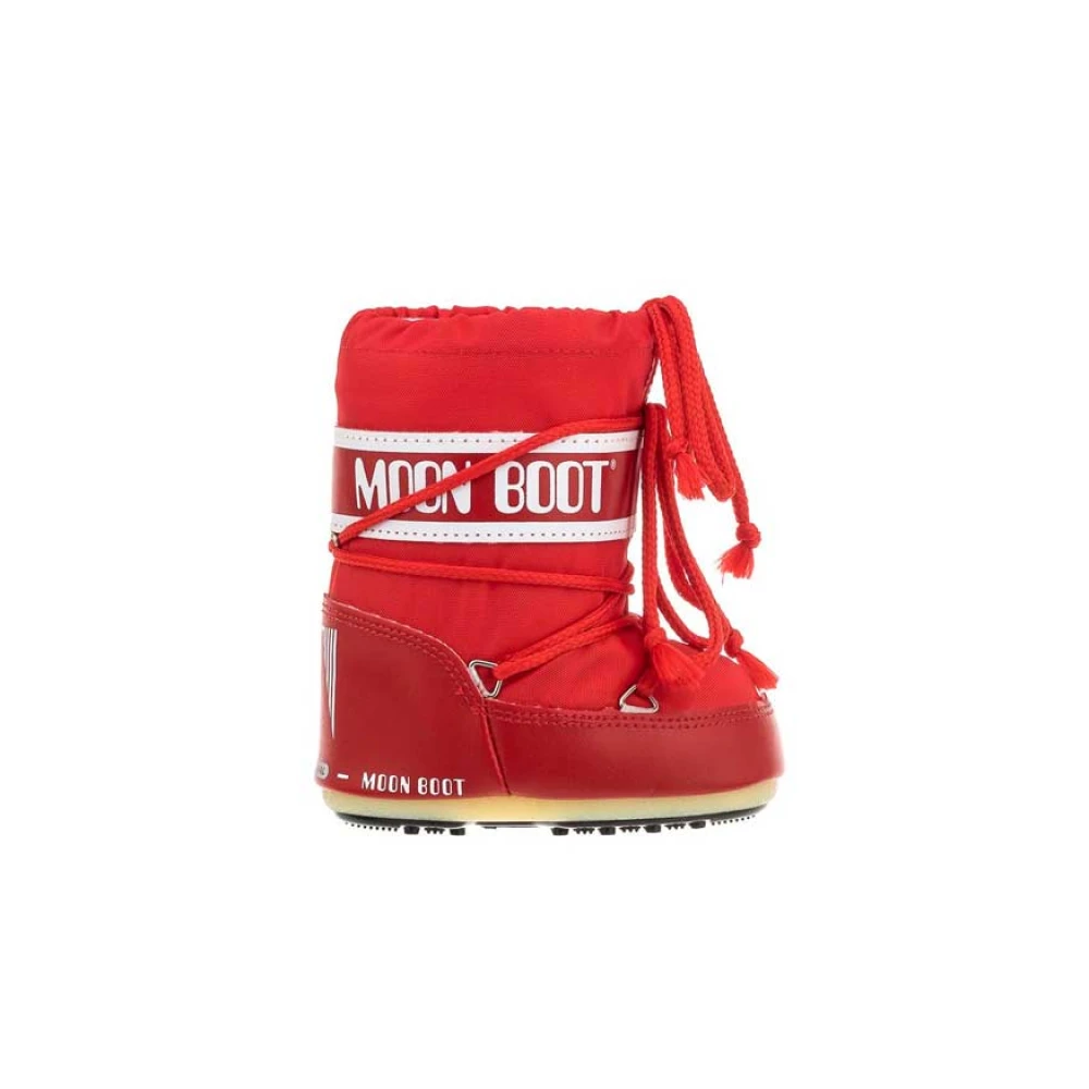 Moon Boot Röda Nylon Vinter Utomhusstövlar Red, Unisex