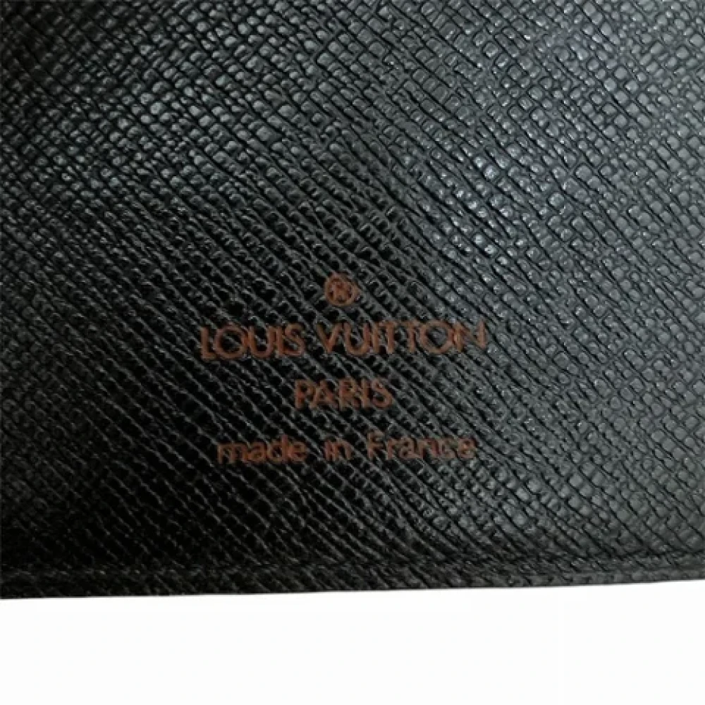Louis Vuitton Vintage Pre-owned Leather home-office Black Dames