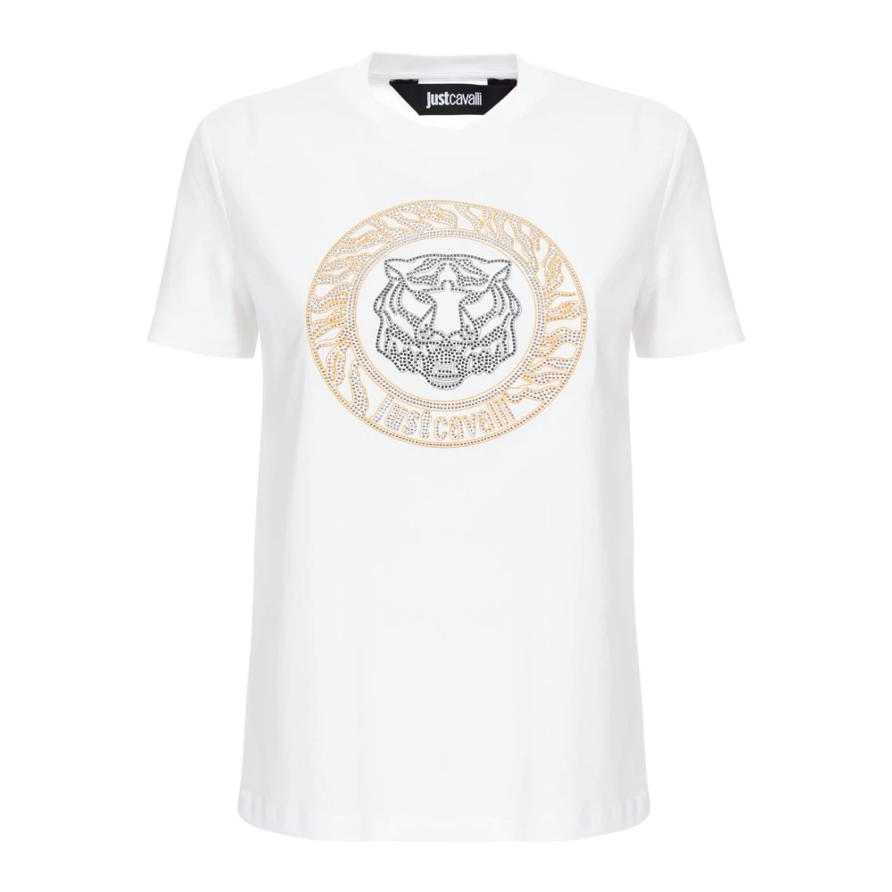 Just Cavalli T-shirts en Polos White Dames