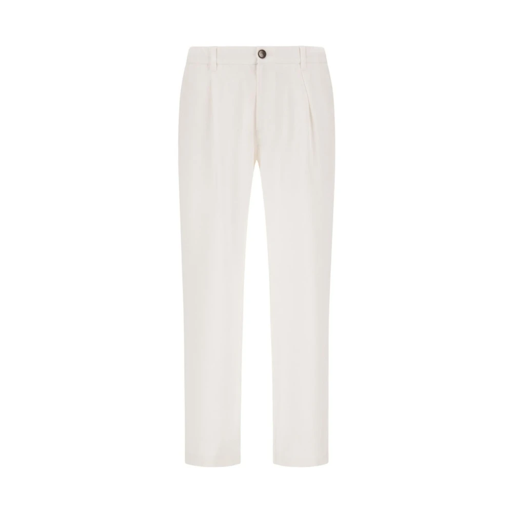 Herno Uomo Bianco Pantaloni, Xl, New,