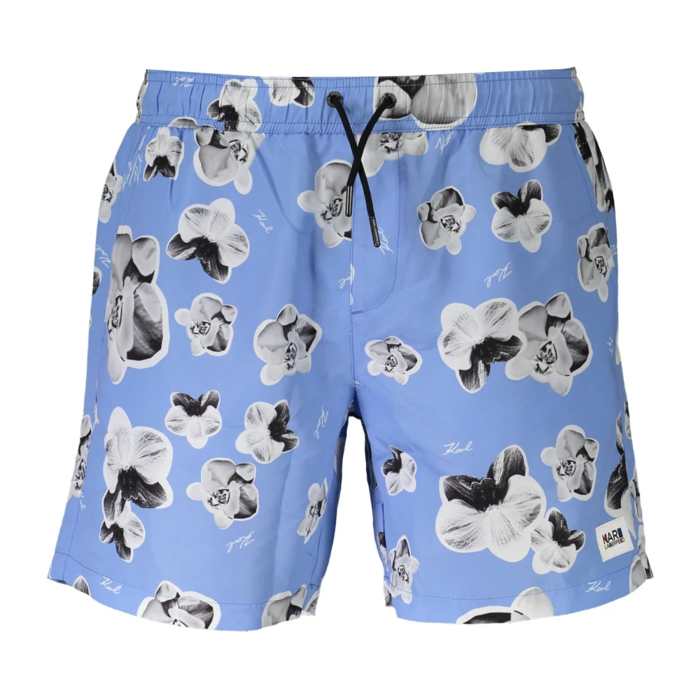 Karl Lagerfeld Men's Blue Clothing - Beachwear - M - Swimwear