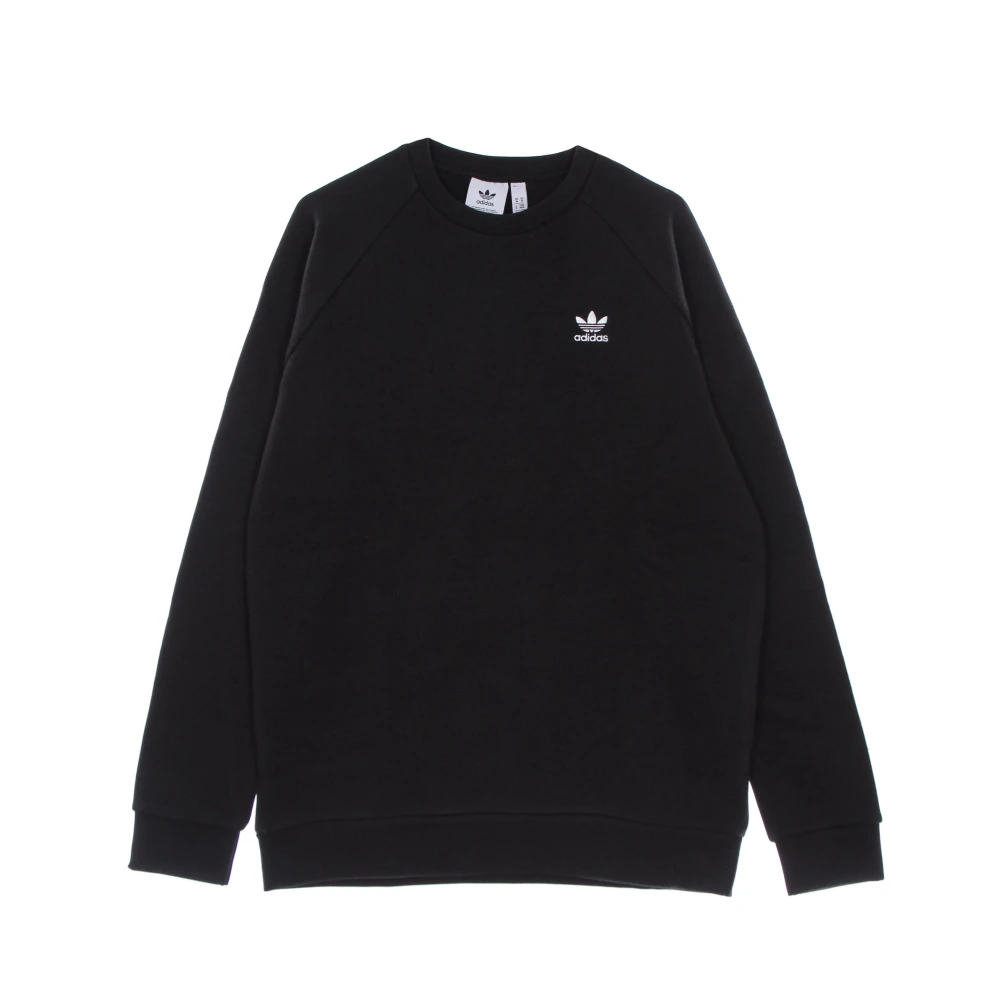 Adidas Men's Black Crew Neck Sweatshirt Essential