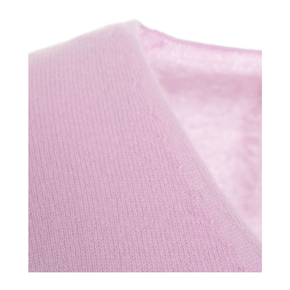 MVM Roze Cashmere Gebreide Trui Aw24 Pink Dames