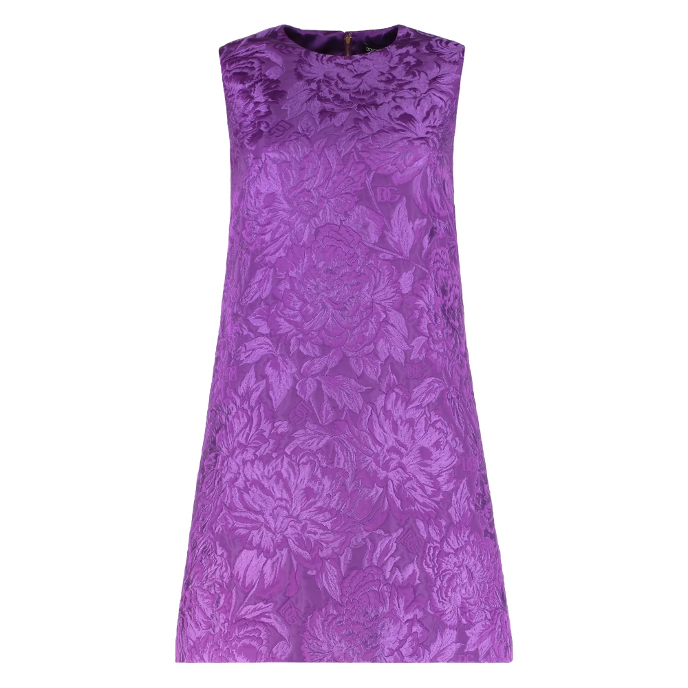 Dolce & Gabbana Mujer Morado Vestidos, Púrpura, Talla: S