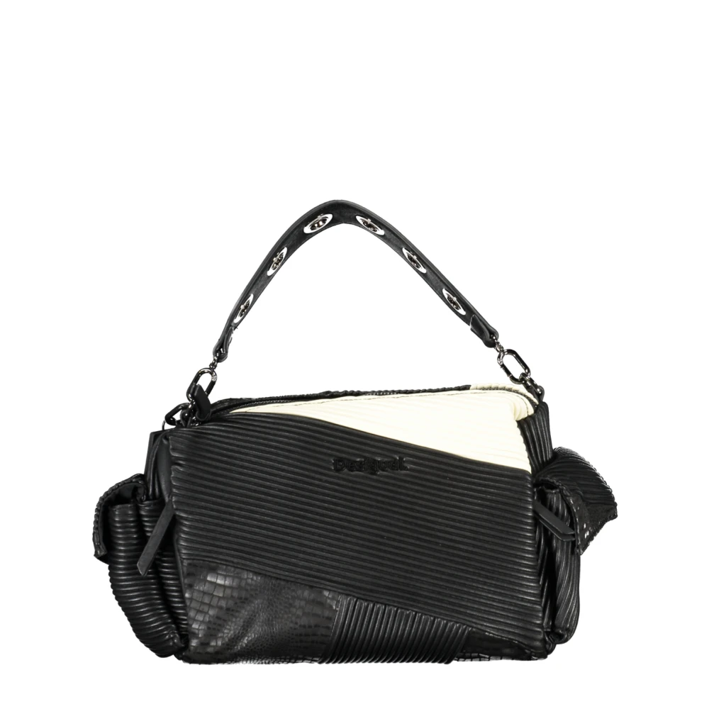 Desigual Vrouw Zwart Patchwork Schoudertas