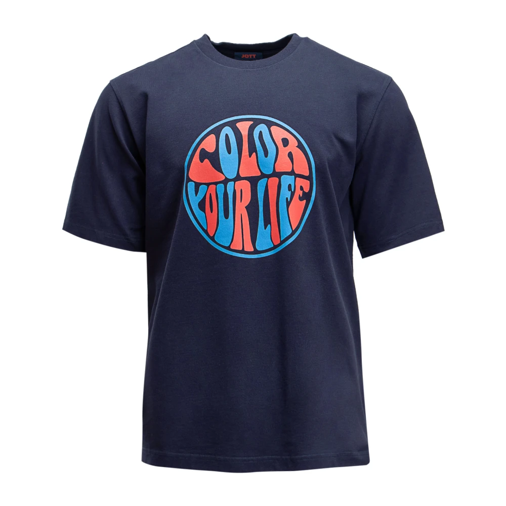 Jott Leo Funday Heren T-shirt Blue Heren