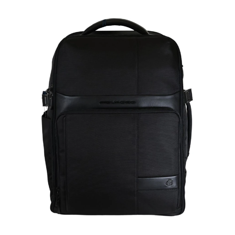 Piquadro Men's Black Backpacks, One Size, W129 Backpack