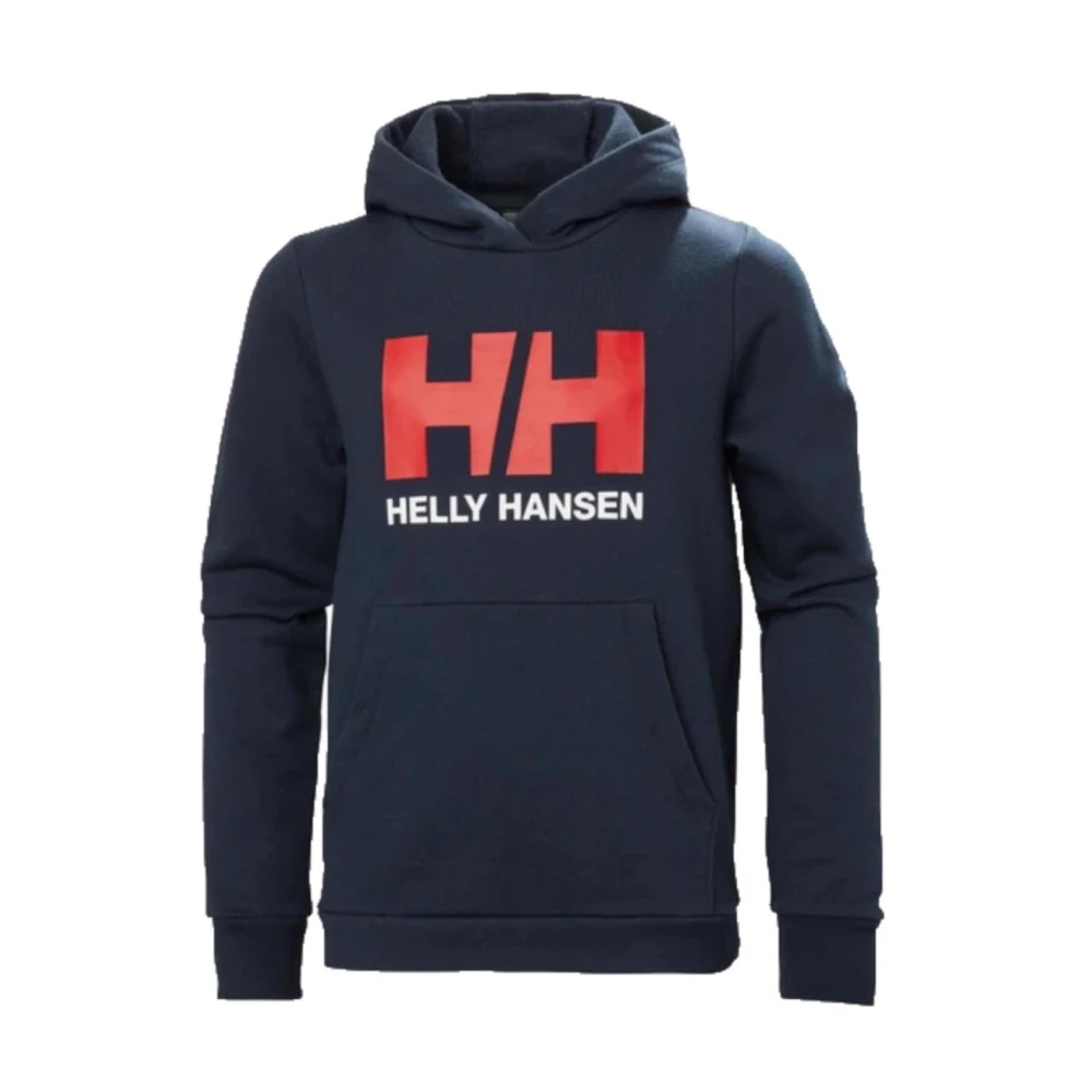 Helly Hansen Logo Hoodie 2.0 Bomull Polyester Blue, Flicka