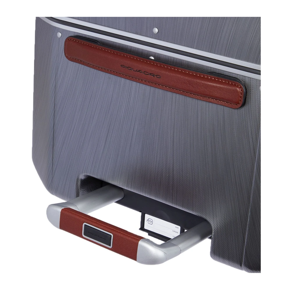 Piquadro Elegante Koffer met TSA-slot Gray Heren