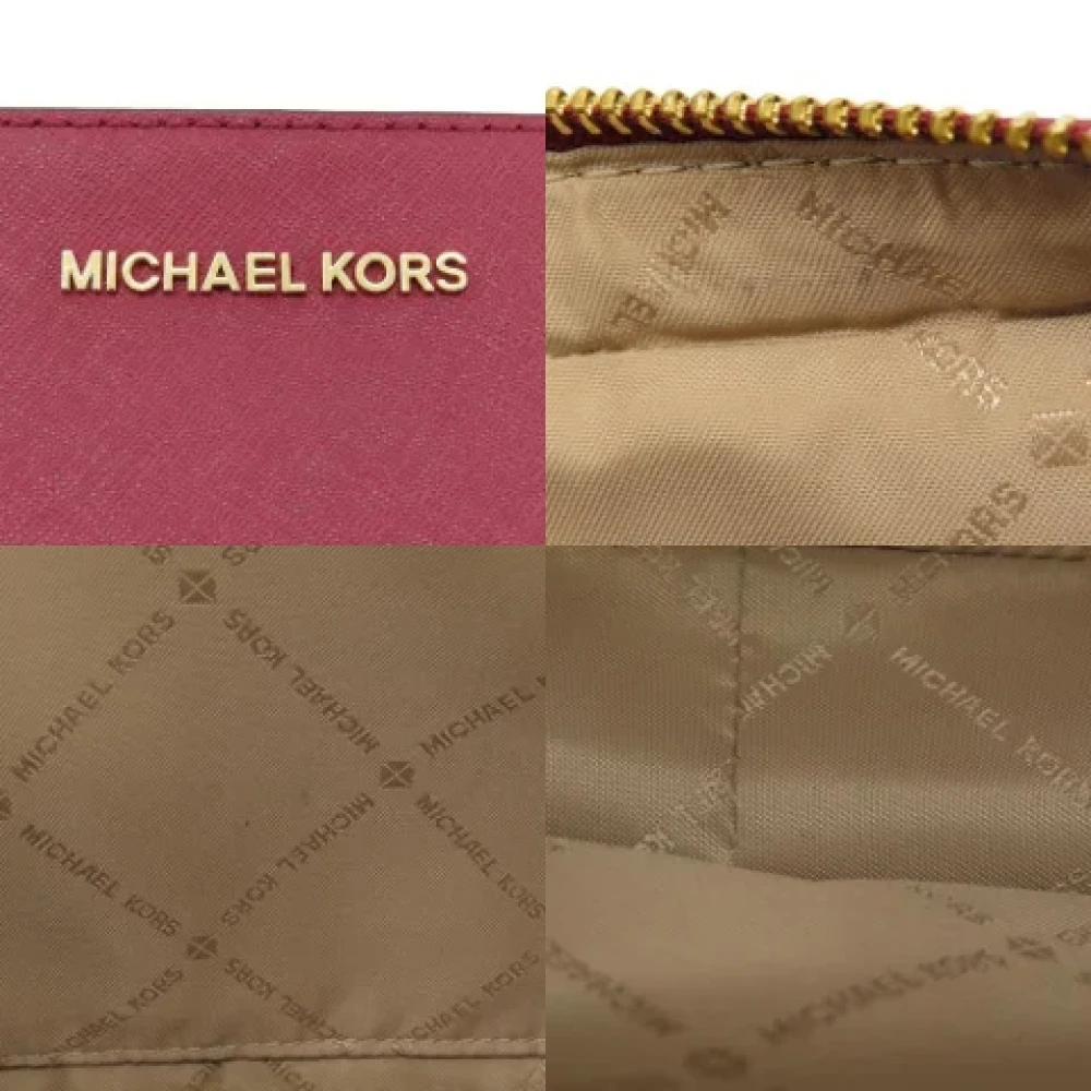 Michael Kors Pre-owned Leather shoulder-bags Red Dames
