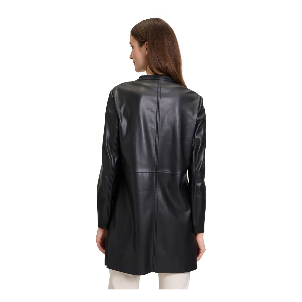 Betty Barclay Lang blazer hoge kwaliteit veelzijdig recht model Black Dames