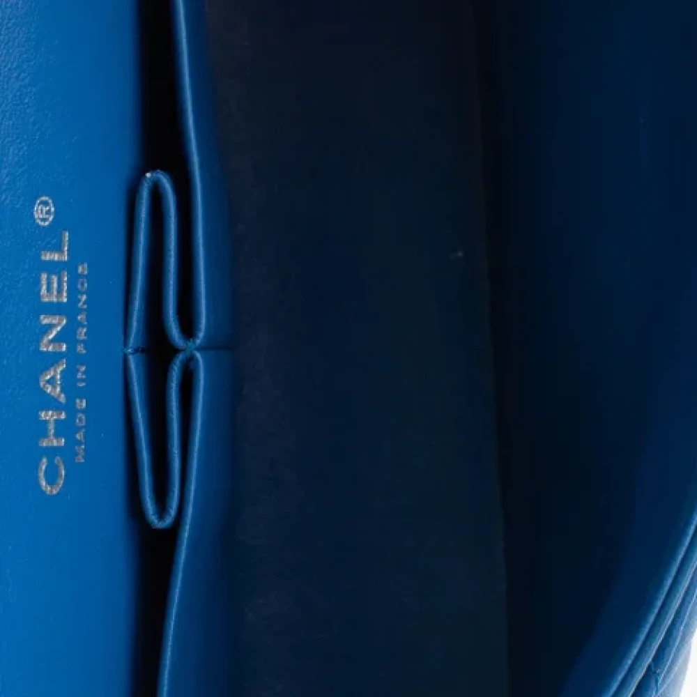 Chanel Vintage Pre-owned Leather chanel-bags Blue Dames