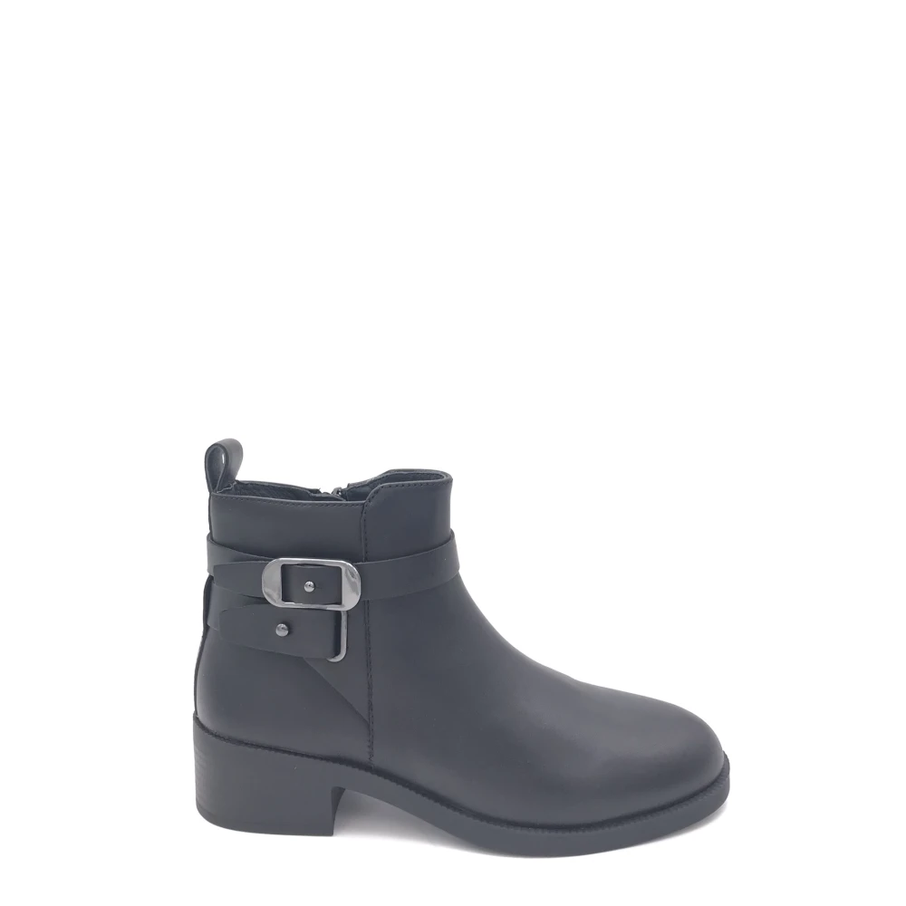 Stonefly Vrouw Zwart Schoenen Dames, 37 Eu, Leer, Alicia 2 Enkel Laars
