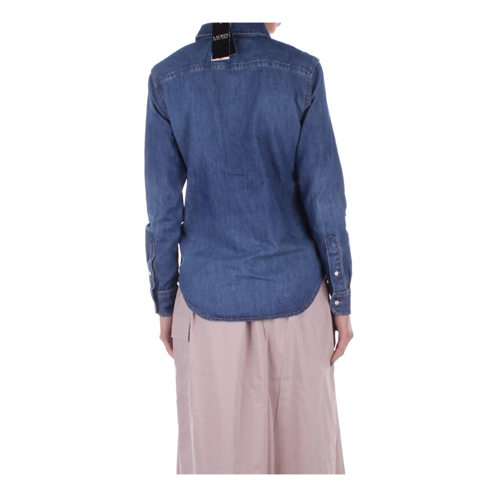 Ralph Lauren Overhemden Blue Dames