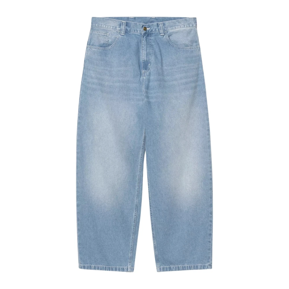 Carhartt Wip Women's Blue Loose Fit Jeans, L, Brandon Pant