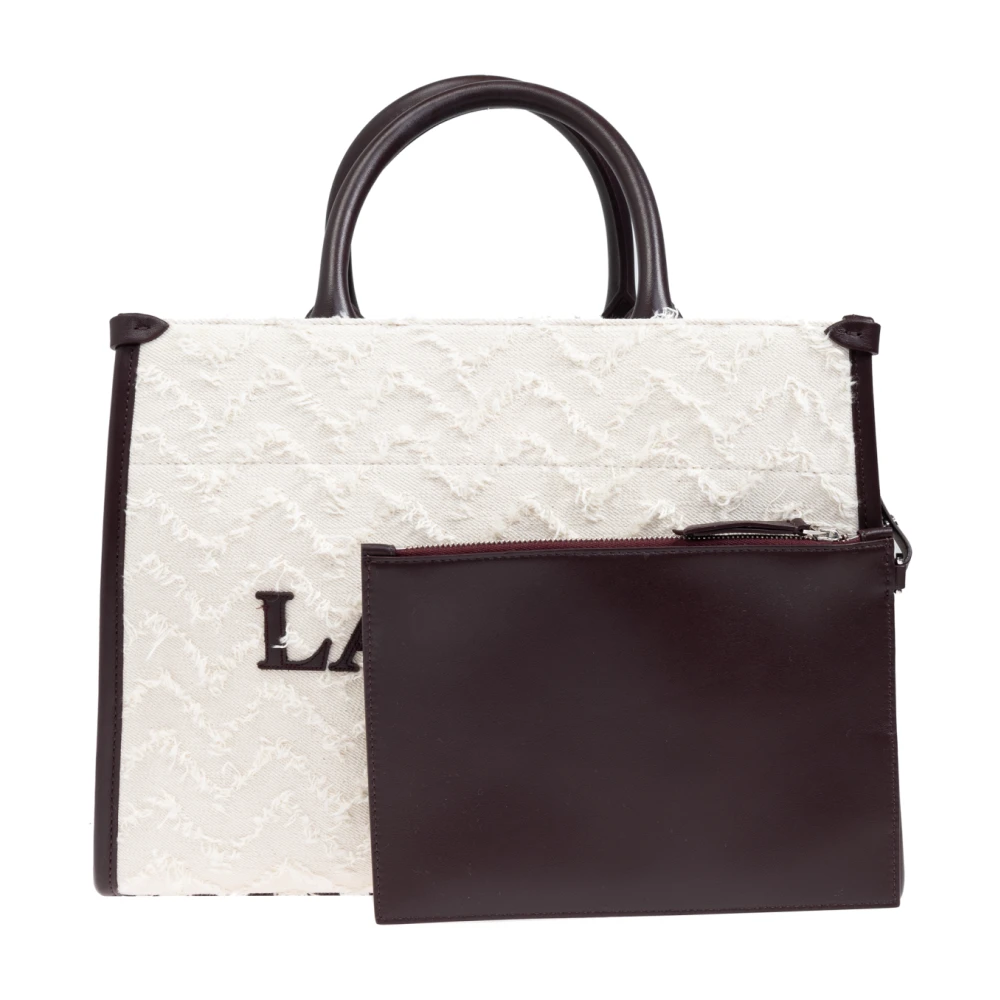 Lanvin Schoudertas Beige Dames