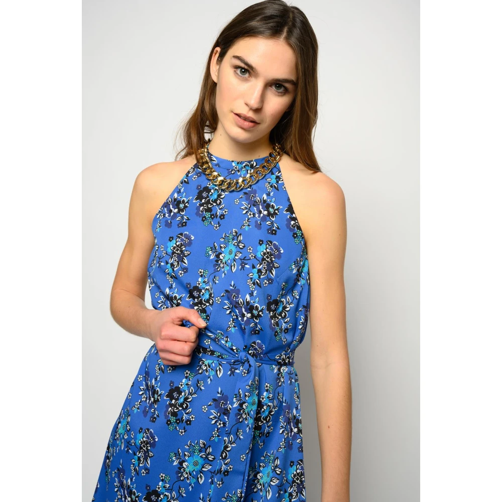 pinko Georgette Jurk Multicolor Dames