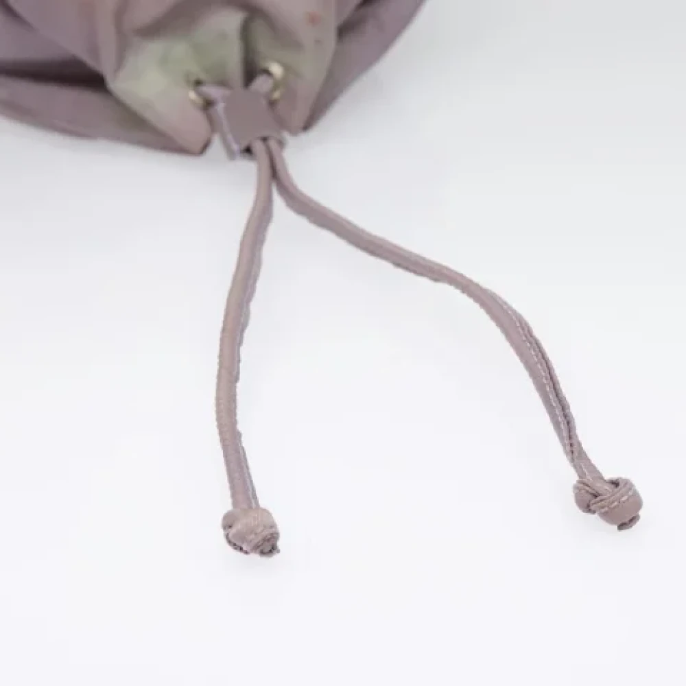 Prada Vintage Pre-owned Nylon pouches Purple Dames