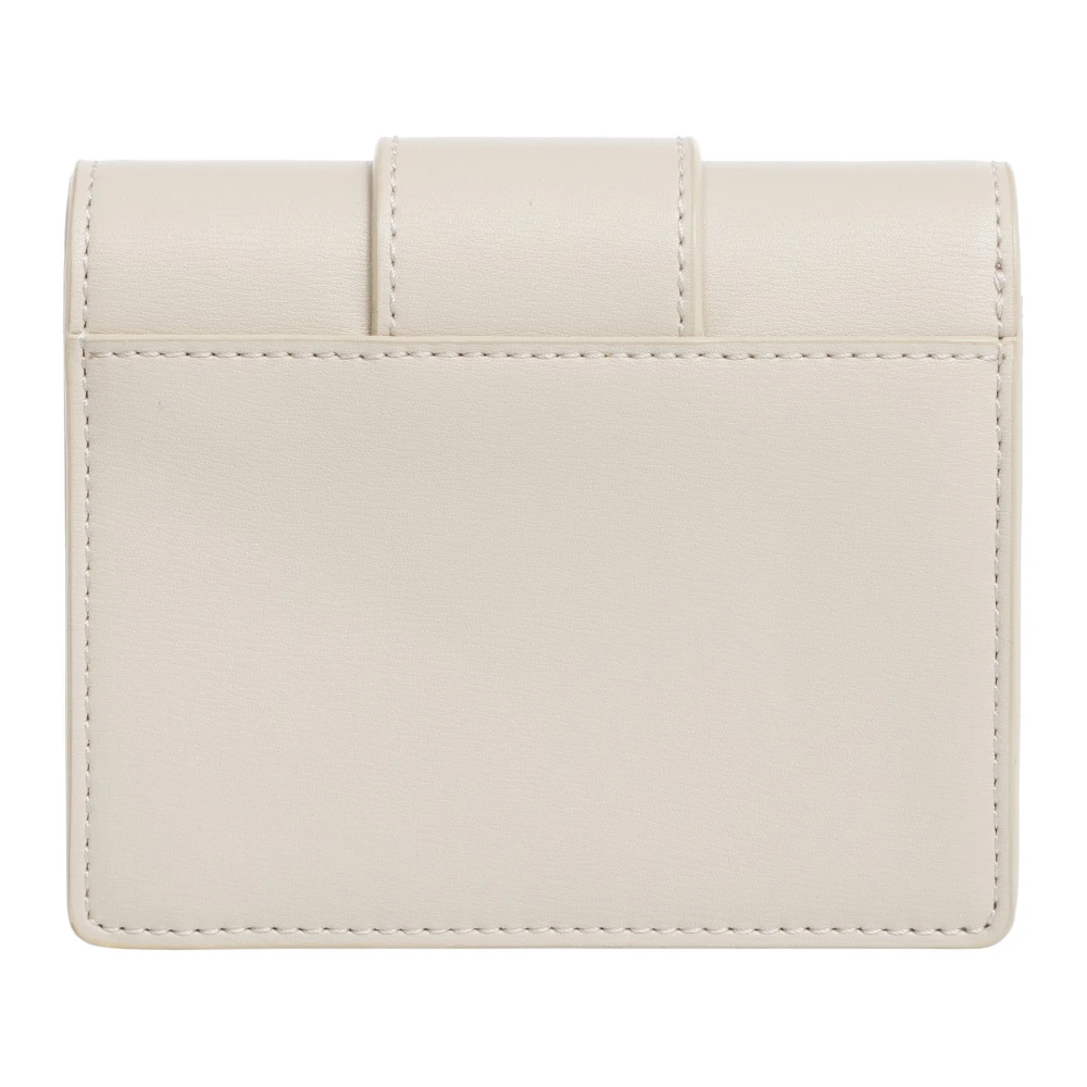 Armani Exchange Portemonnee met knoopsluiting en logo Beige Dames
