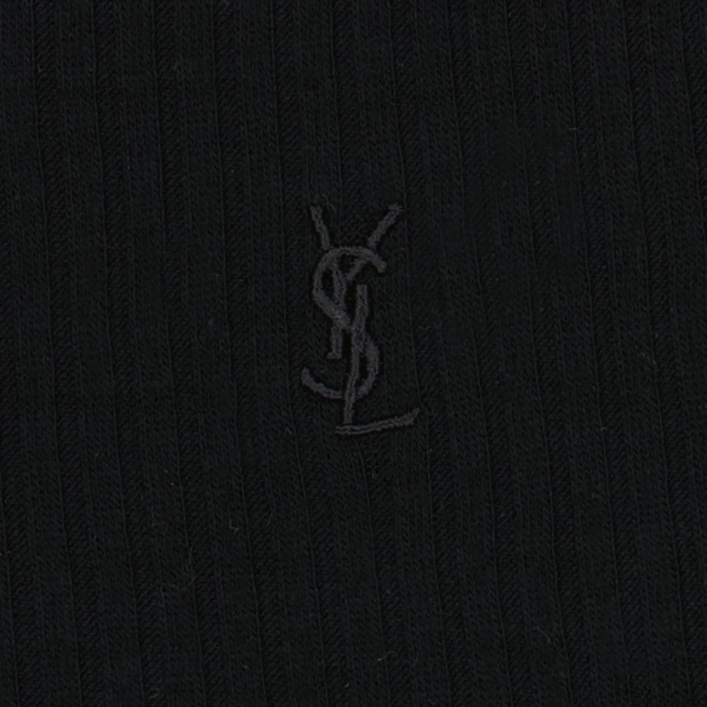 Saint Laurent Logo Tanktop Black Heren