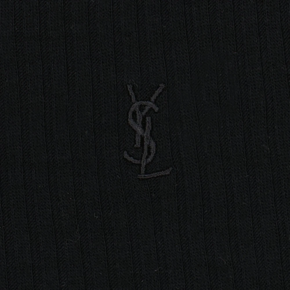 Saint Laurent Logo Tank Top Black Heren