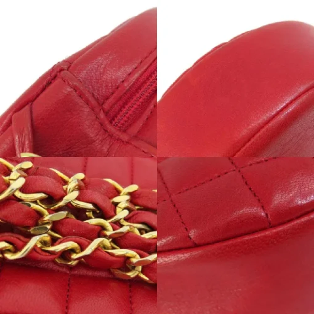 Chanel Vintage Pre-owned Leather chanel-bags Red Dames