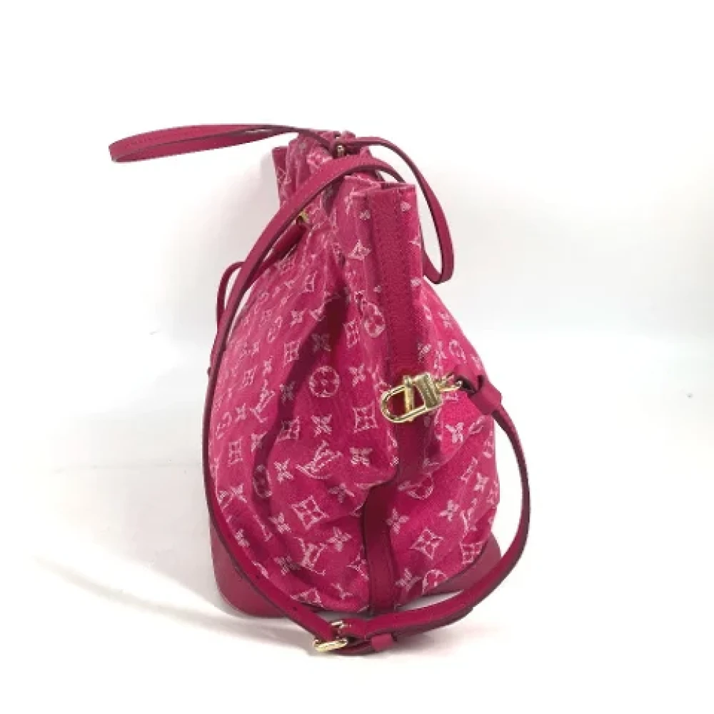Louis Vuitton Vintage Pre-owned Denim louis-vuitton-bags Pink Dames