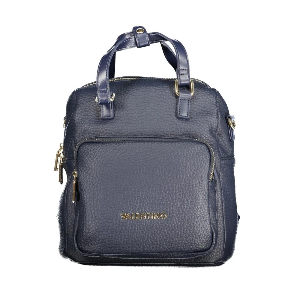 Valentino , Backpacks, Female, Blue, One Size, Polyethylene Backpack