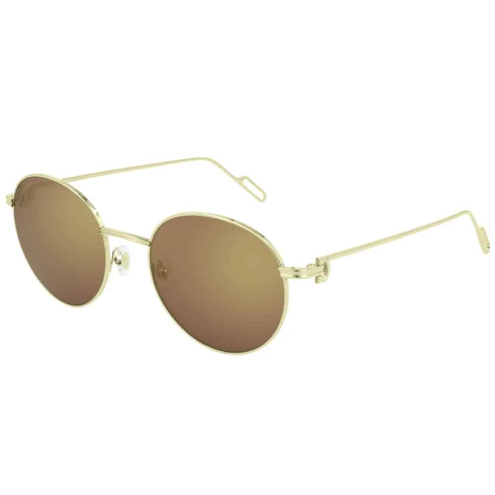 Cartier Unisex Yellow Sunglasses, 53 Mm, Pantos Sunglasses