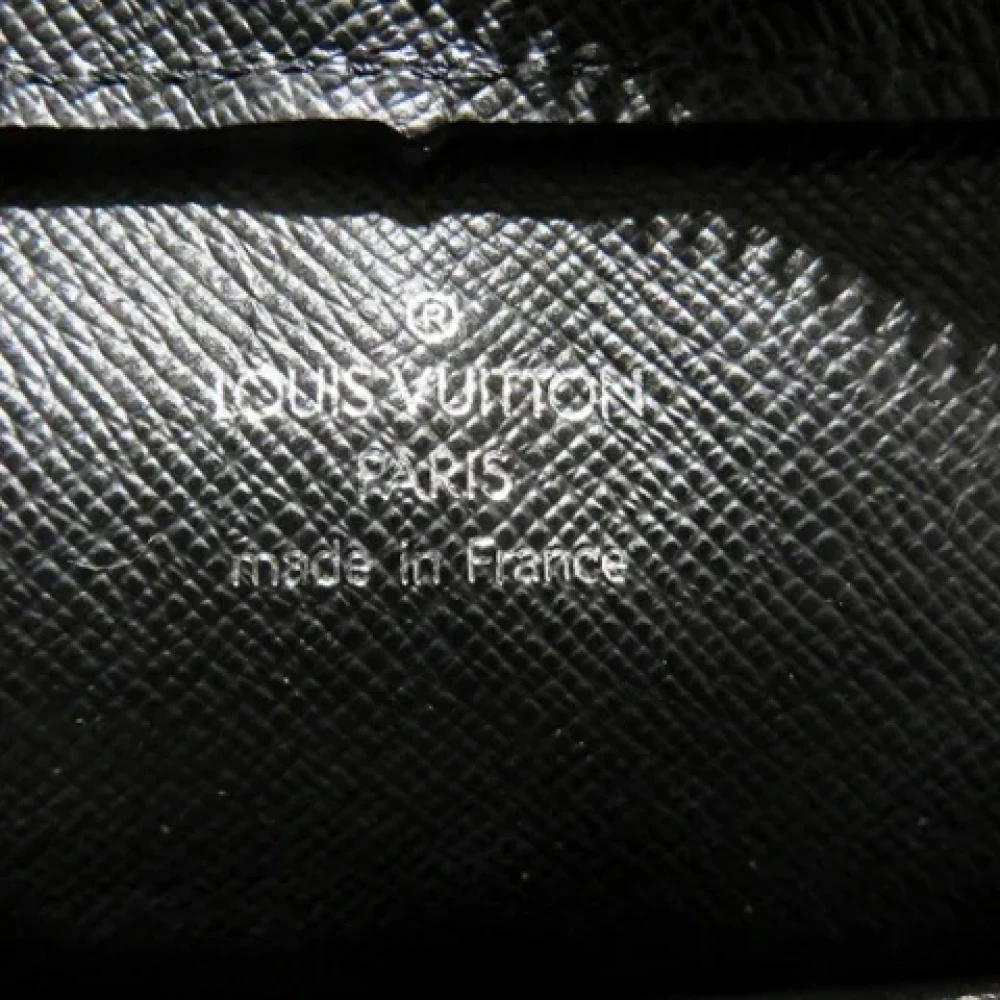 Louis Vuitton Vintage Pre-owned Leather clutches Black Heren