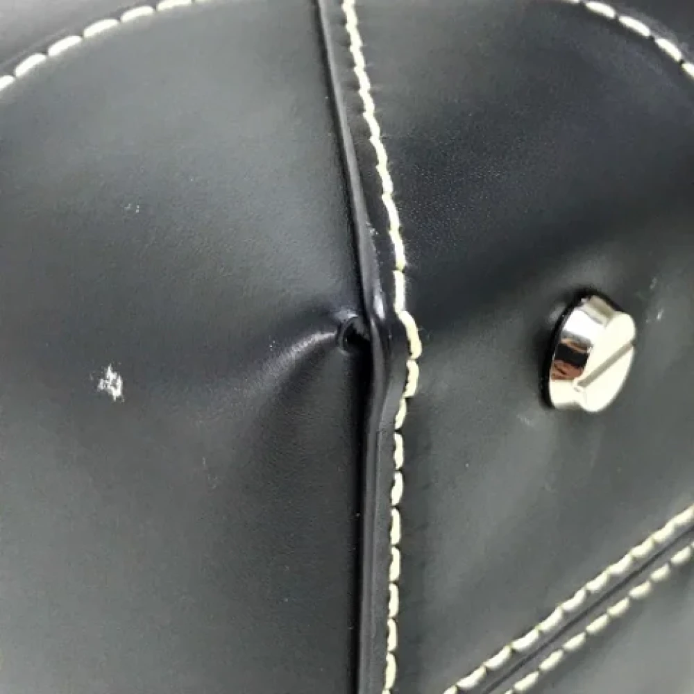 MCM Pre-owned Fabric shoulder-bags Black Dames