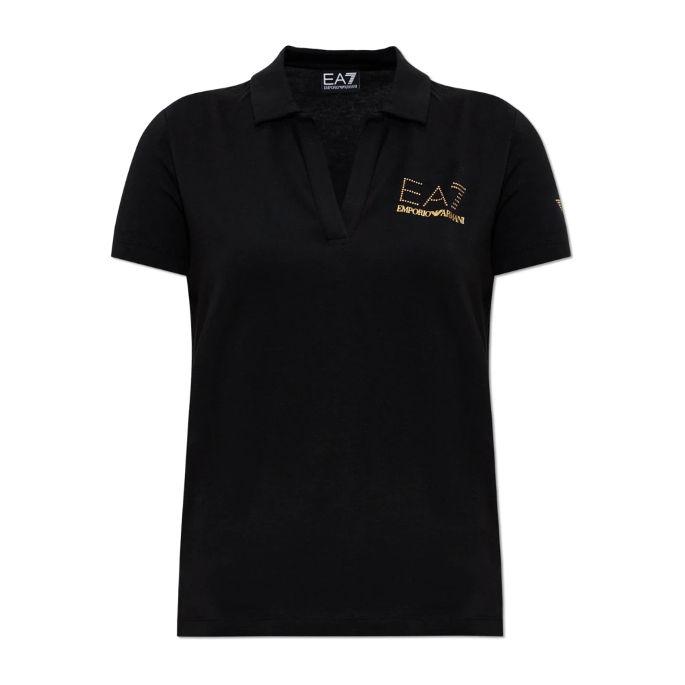 Emporio Armani Ea7 Damen Schwarz Oberteile, K, Lgröße: