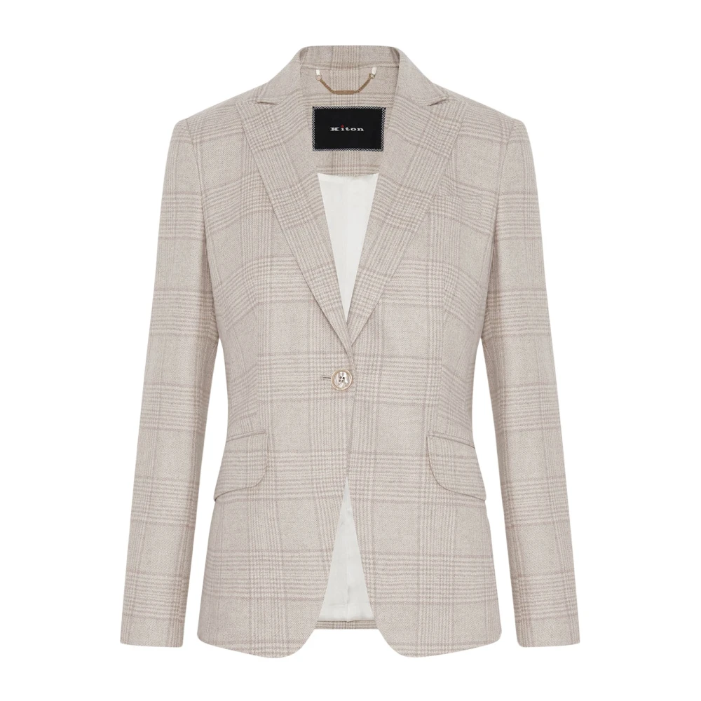 Uld Glen Plaid Blazer Jakke