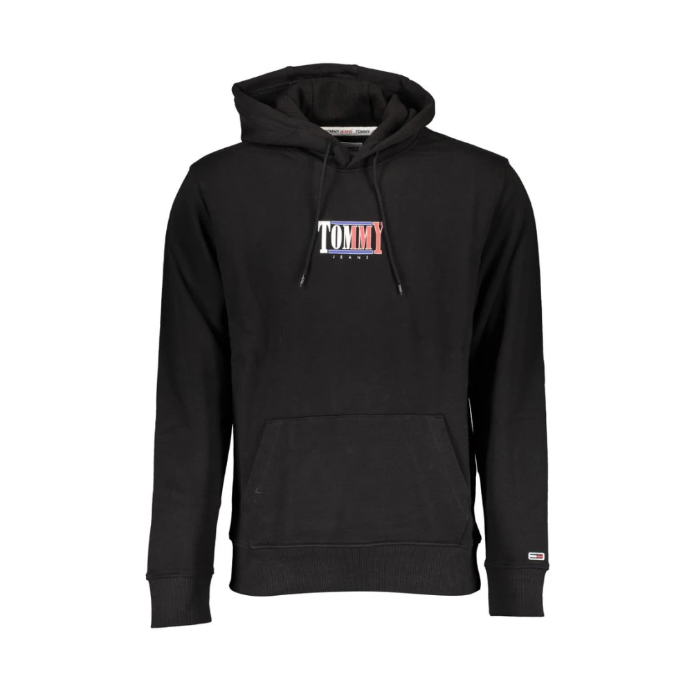 Tommy Hilfiger Men's Black Cotton Jumper - Hoodies - 2XL - Sweatshirts & Hoodies